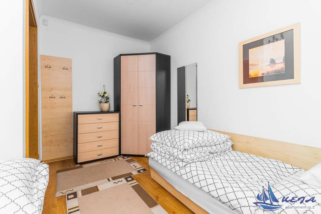 Apartament. Pokój dwuosobowy. Krynica Morska. Wakacje. Nad morzem.