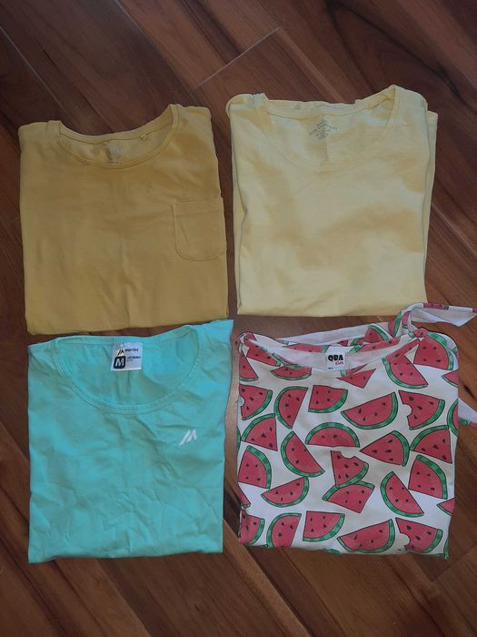 Tshirt dziewczęcy 4 szt 164/170 koszulki