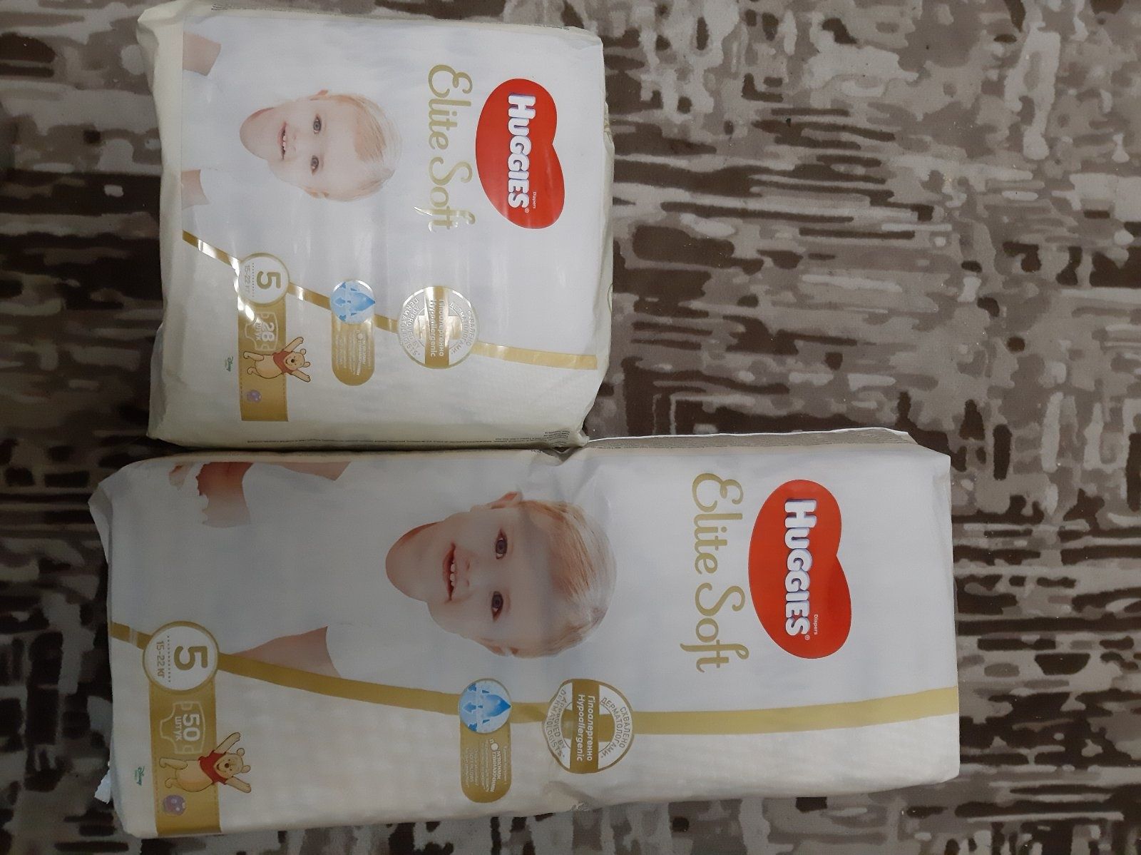 Huggies Elite Soft 3,4,5 ; Extra Care 3;4;5 Підгузк