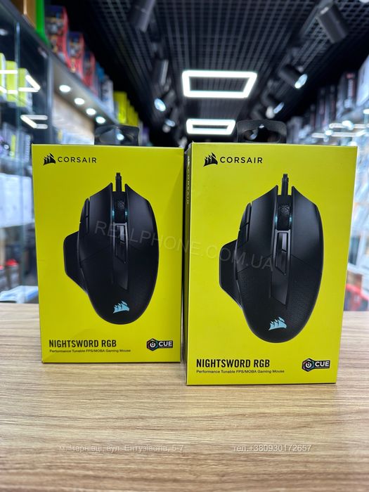 Миша Corsair Nightsword RGB Black