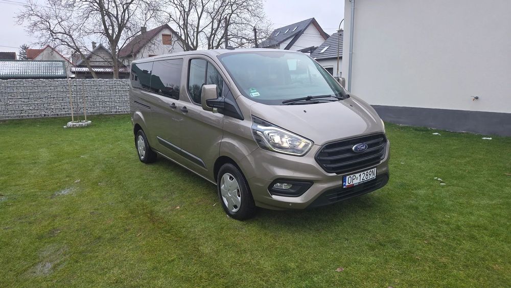 Ford Transit Custom Long 9os PL salon 1wł '20 metalic fakt leas