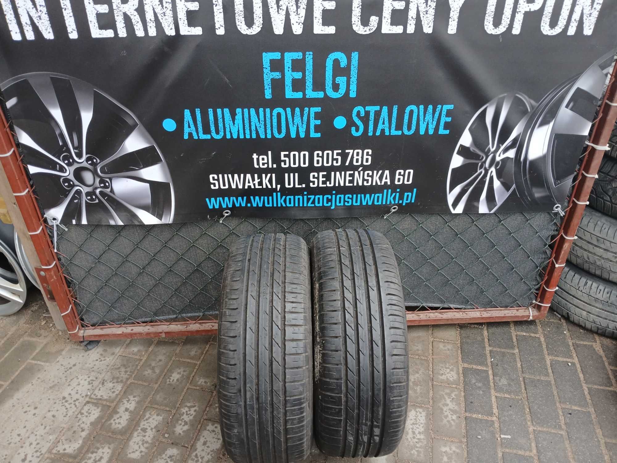 2x używane opony letnie 205/55 R16 Nokian 2021r Gwarancja Montaż