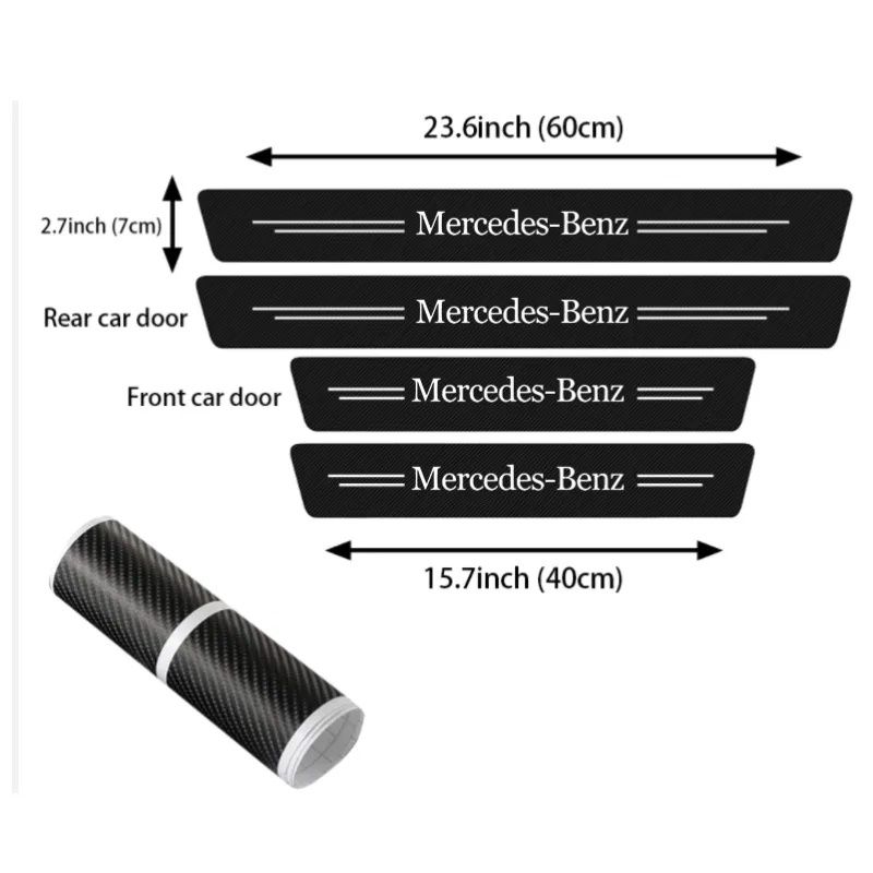 Protetor soleiras da porta mercedes classe A B C E CLA GLA  W176 W177