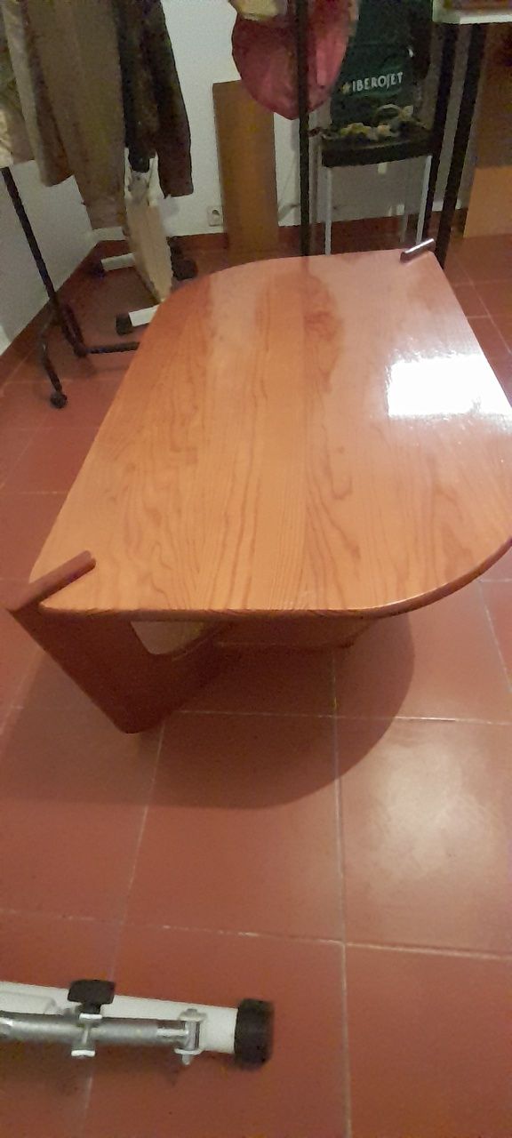 Mesa centro pinho mel