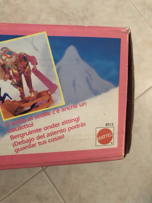 1991 BARBIE Moto Ski / Mota da Neve - Rara e Nova