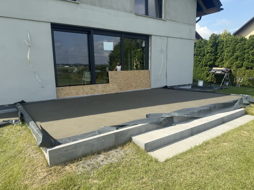 Wylewki Maszynowe na ogrzewanie podłogowe oraz Styrobeton / Styropian