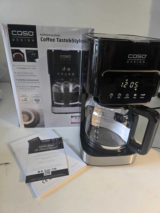 Ekspres przelewowy Caso Germany Coffee Taste & Style 1,5 l czarny