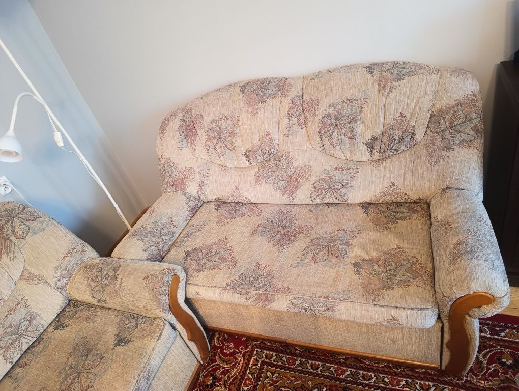 Zestaw kanapa sofa 3os +2os z funkcją spania