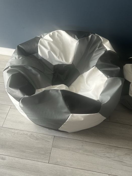 Pufa pufy komplet zestaw xxl piłka nożna