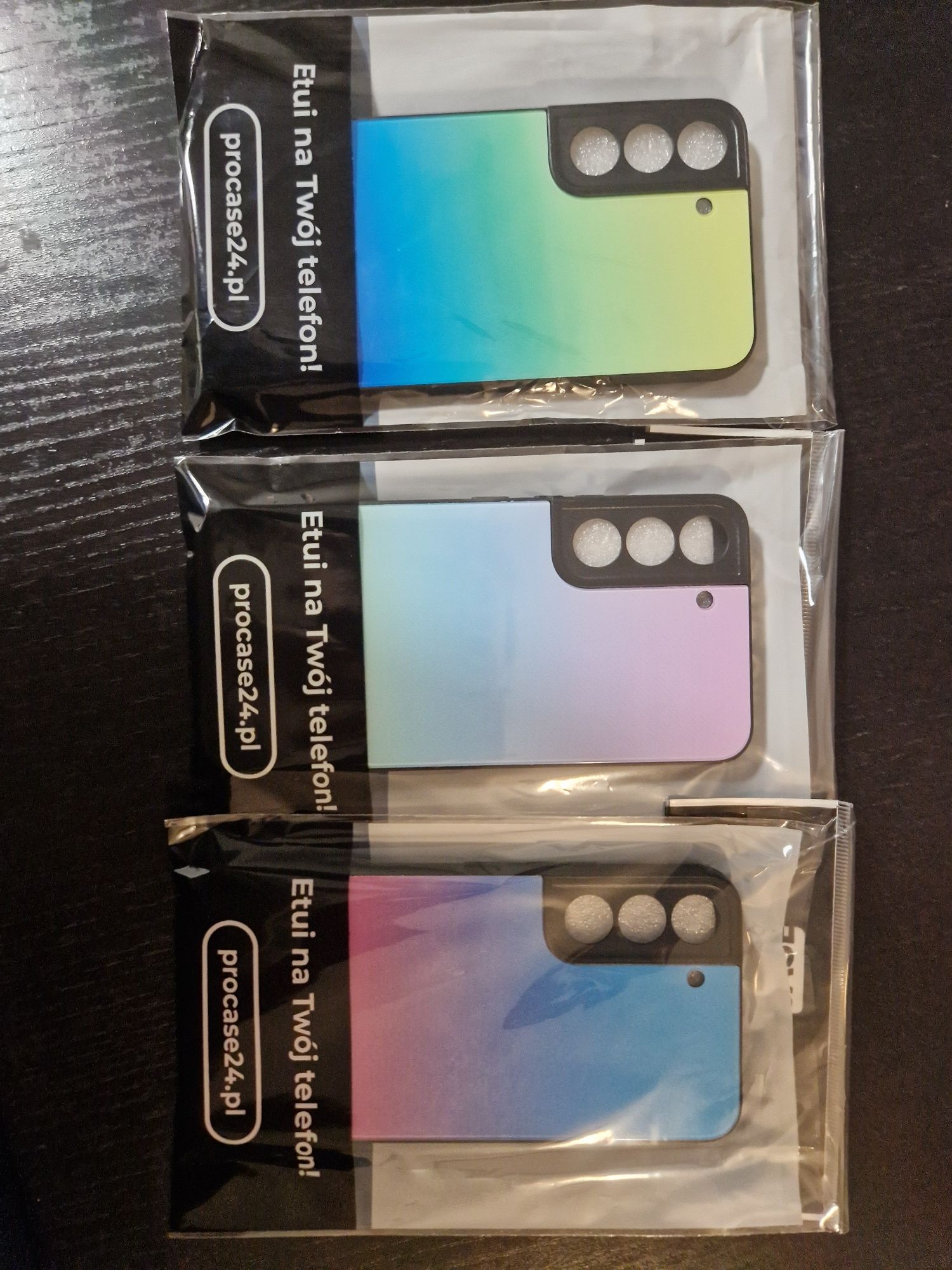 3 etui gradient / ombre do Samsung Galaxy S 22