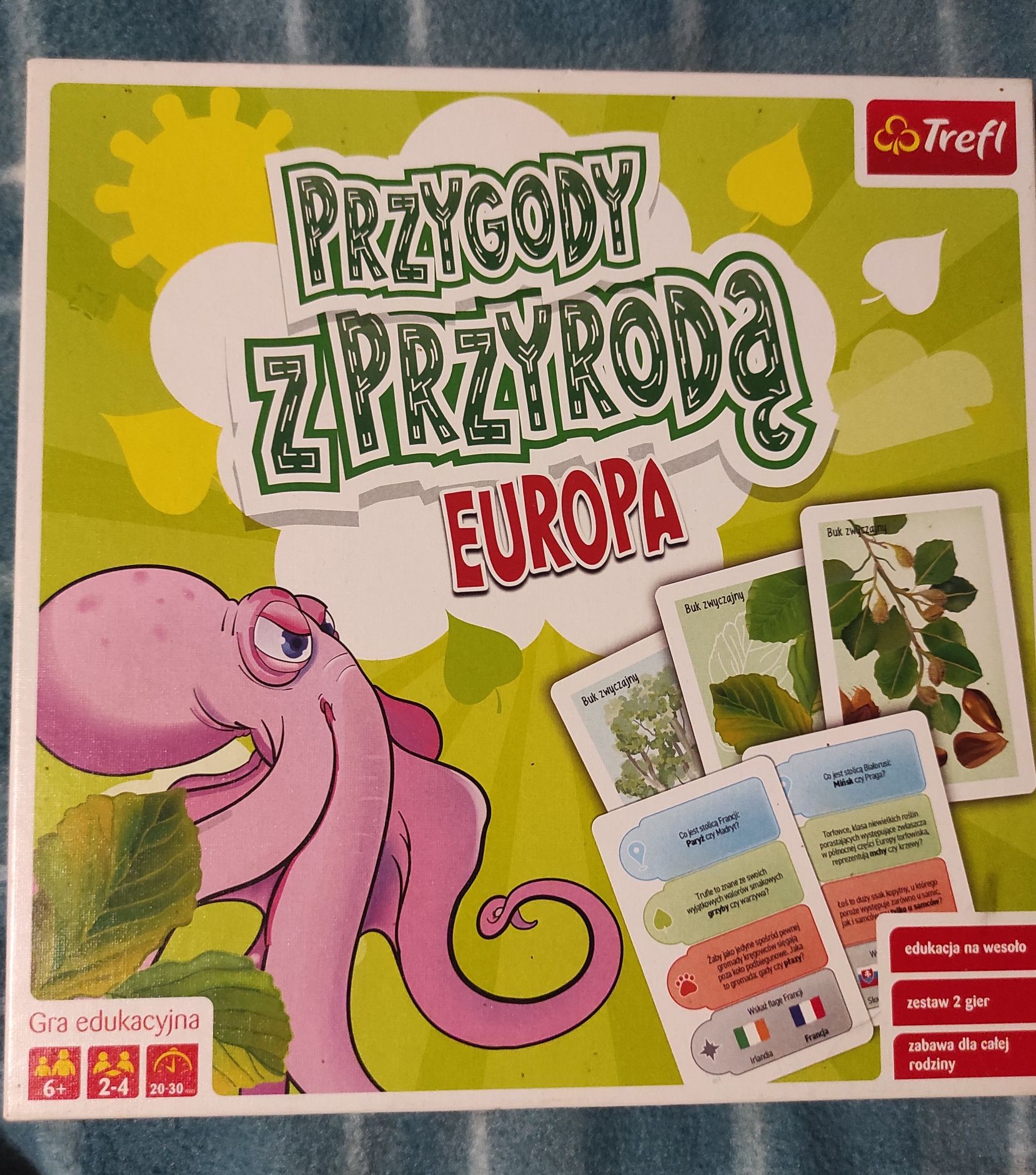 Gra edukacyjna "przygody z przyrodą Europa"