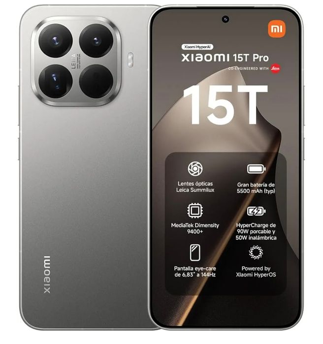 Xiaomi 15T Pro com 12GB de RAM e 1TB novo selado