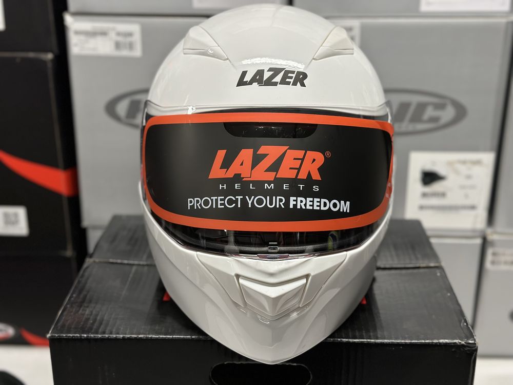Szczekowy kask motocyklowy LAZER paname Evo rozmiar S lub XS, Blenda!