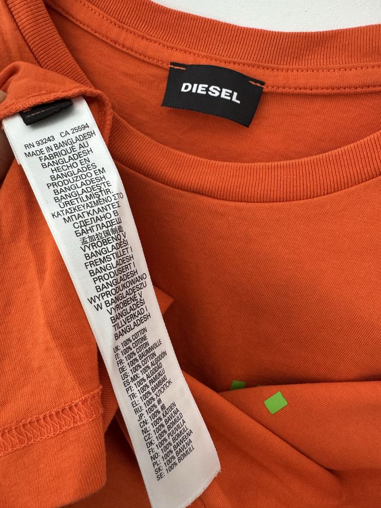 Diesel bawełniany T-shirt