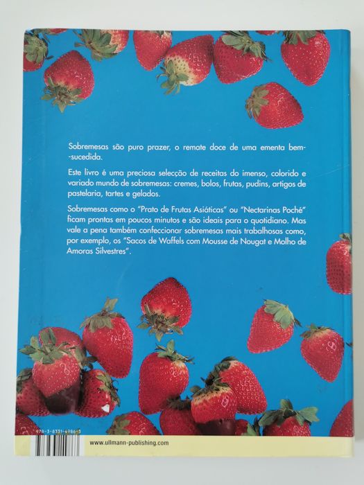 Livro Culinária Sobremesas