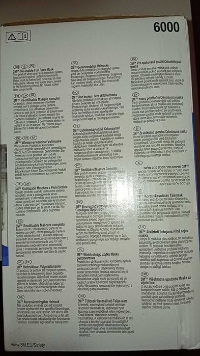 Maska Pełnotwarzowa 6900 3M