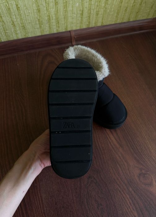 Зимові ботинки сапоги дутіки угги Zara 31 розмір