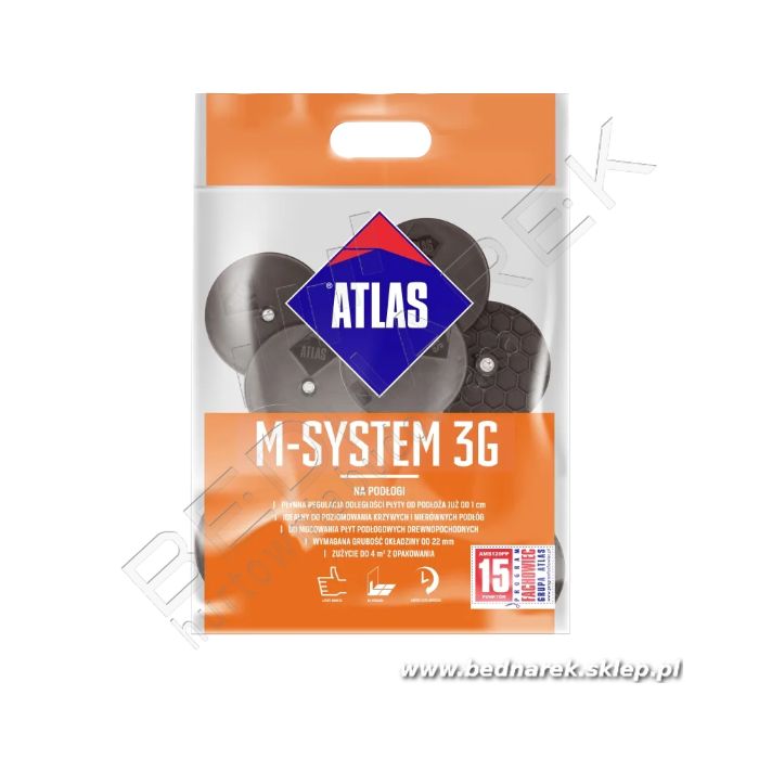 Atlas M-system do podłogi L 110 zamiast legarów, na OSB