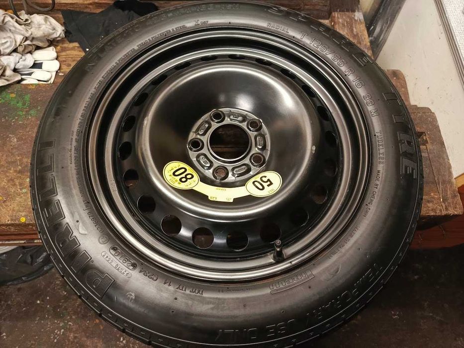 Koło dojazdowe Volvo, Ford, Peugeot , Renault, Jaguar+ zestaw