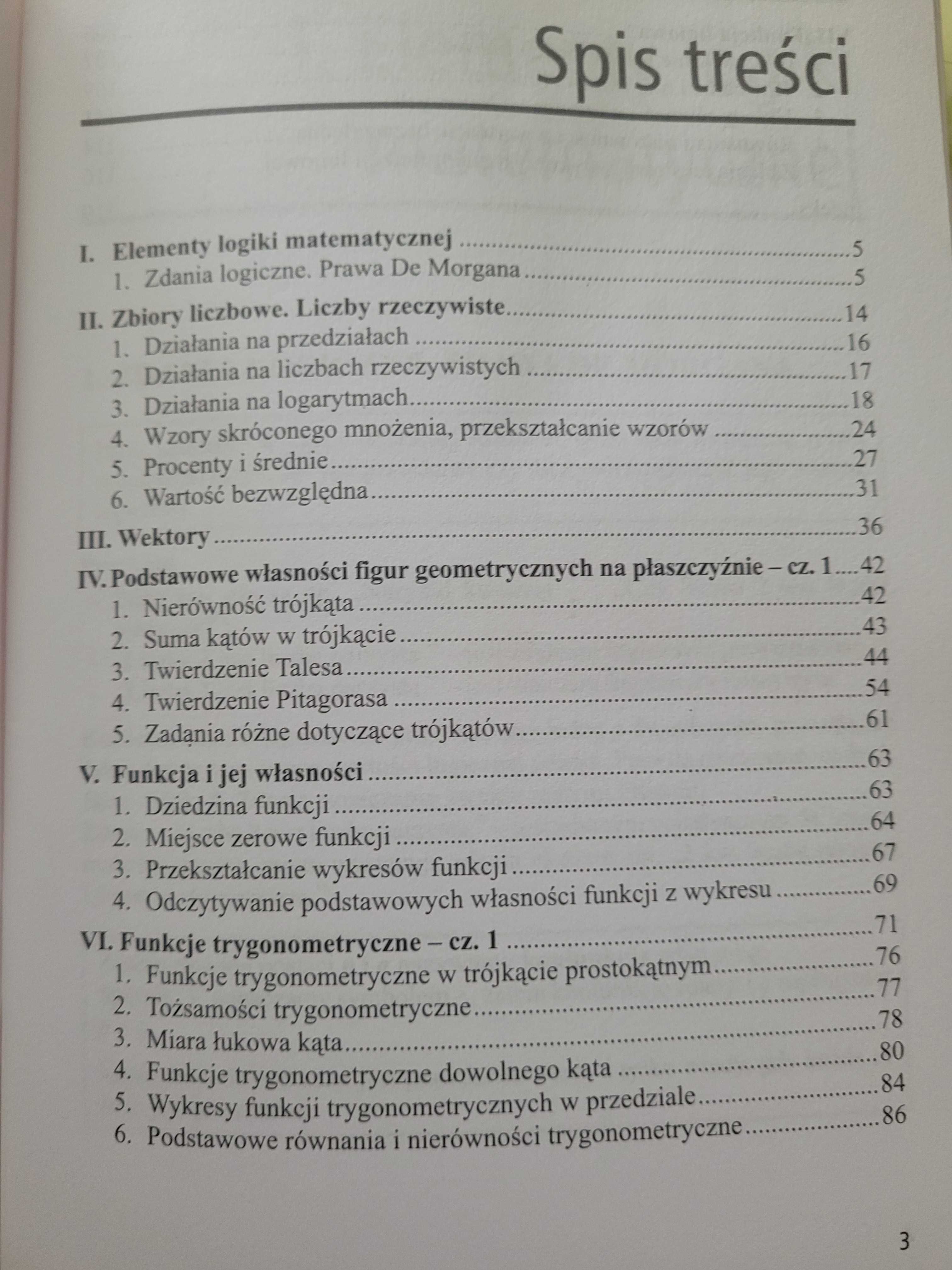 "Korepetycje matematyka" liceum część 1