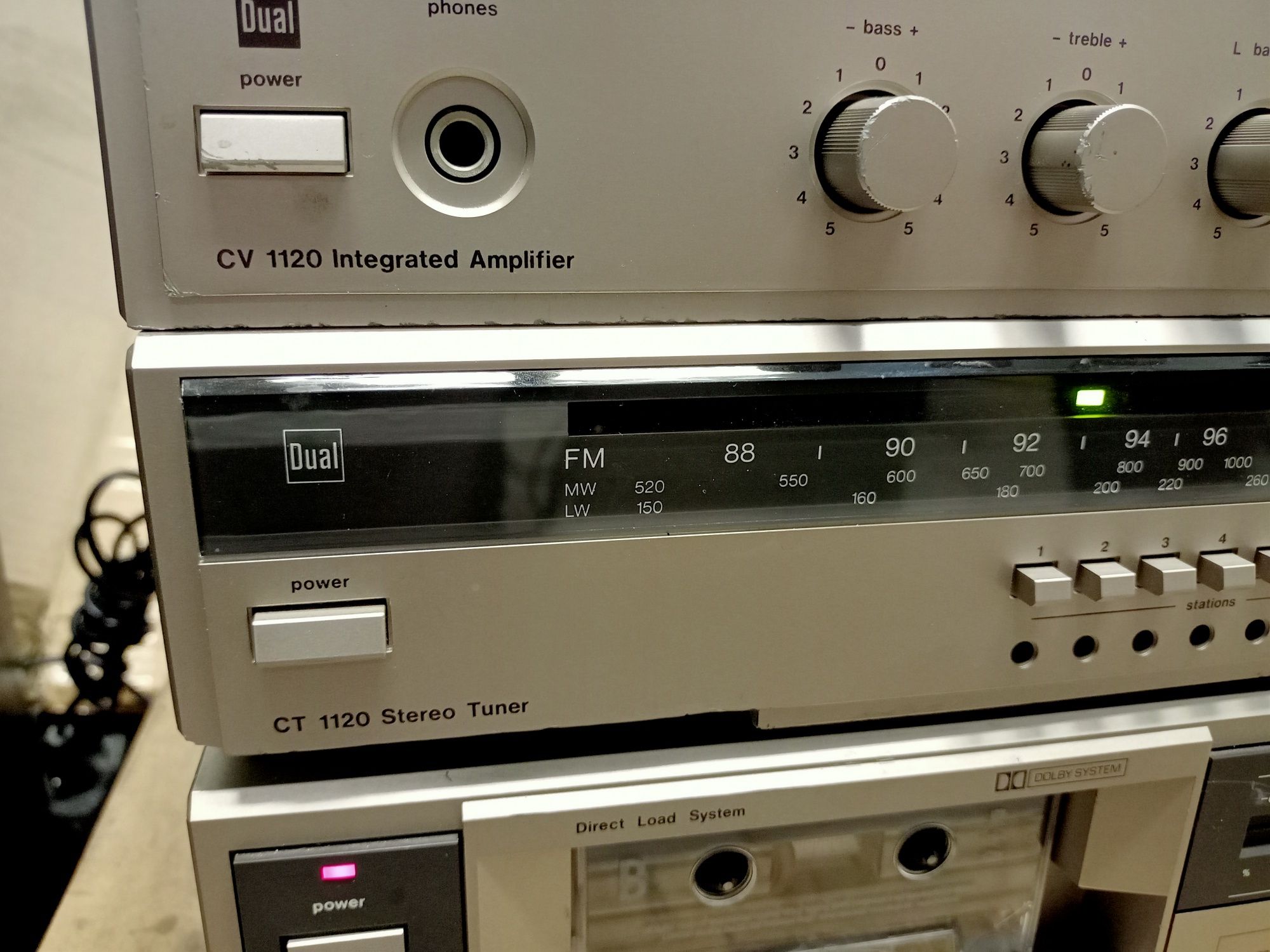 Zestaw stereo  DUAL CV1120 + CT1120 + C802