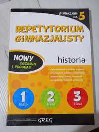 Repetytorium gimnazjalisty HISTORIA wydawnictwo GREG