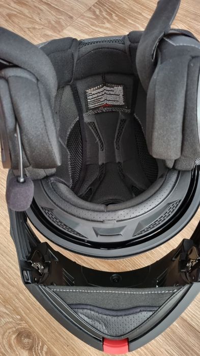 Kask motocyklowy NEX RACING z interkomem rozmiar M