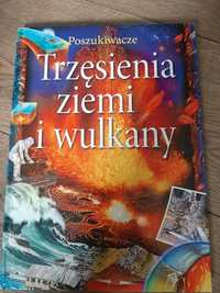 Książka trzęsienia ziemi i wulkany