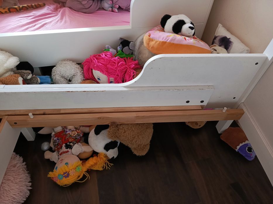 Łóżko dziecięce Ikea drewniane rosnące razem z dzieckiem