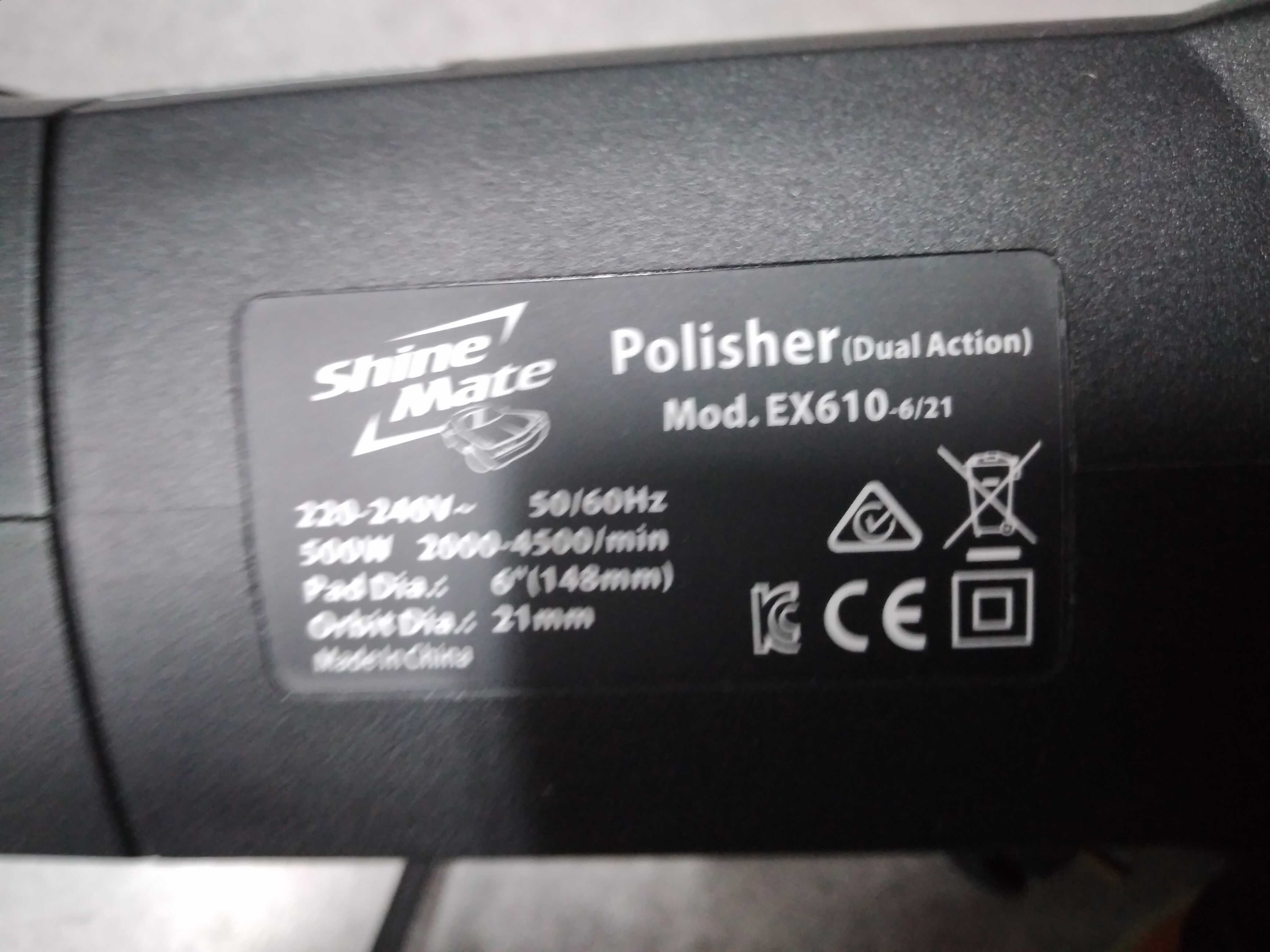 Sprzedam polerkę orbitalna SHINE MATE SKU SH-EX 610-6/21 150mm