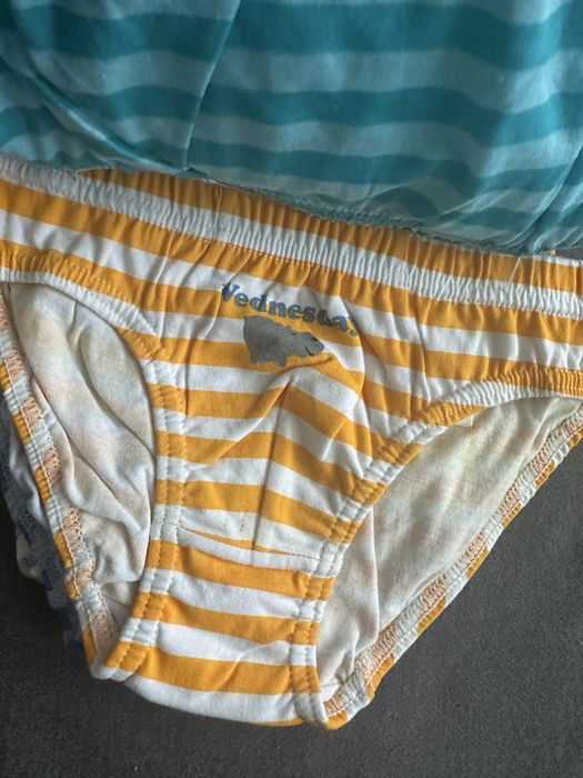 Reserved 7 sztuk Zestaw majtek dla chłopca slipy dni tygodnia