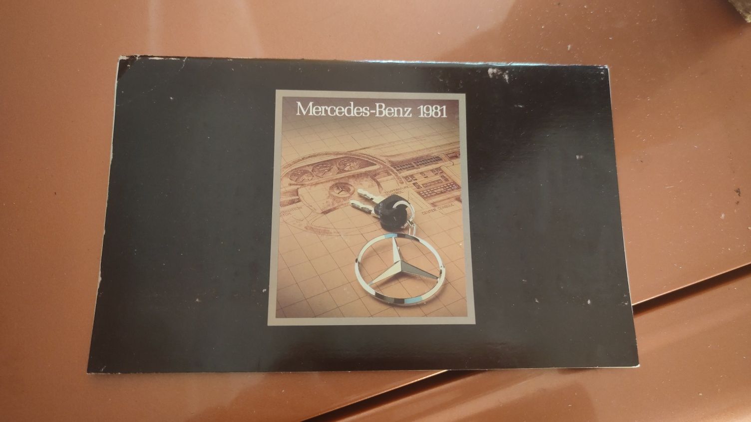 Брошура Mercedes Benz 1981 w123, w126, w107 року з листком замовлення