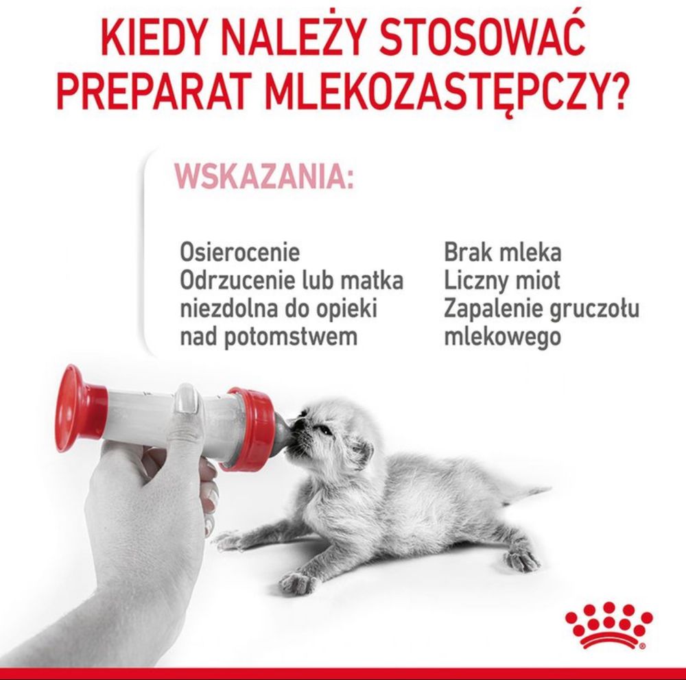 Mleko ℹ️ dla Kociąt - Szczeniat ‼️ Psów • Kotów • Fretek / …inne ssaki