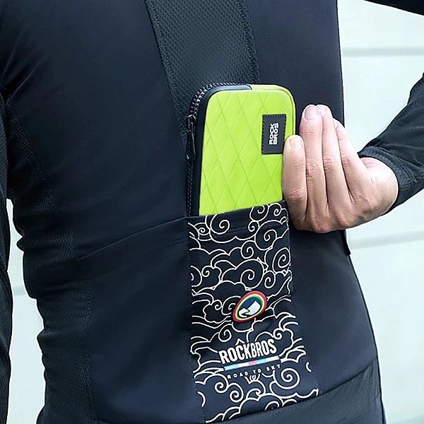 Saszetka rowerowa Rockbros na telefon, klucze, portfel 0.15 l - jasnoz