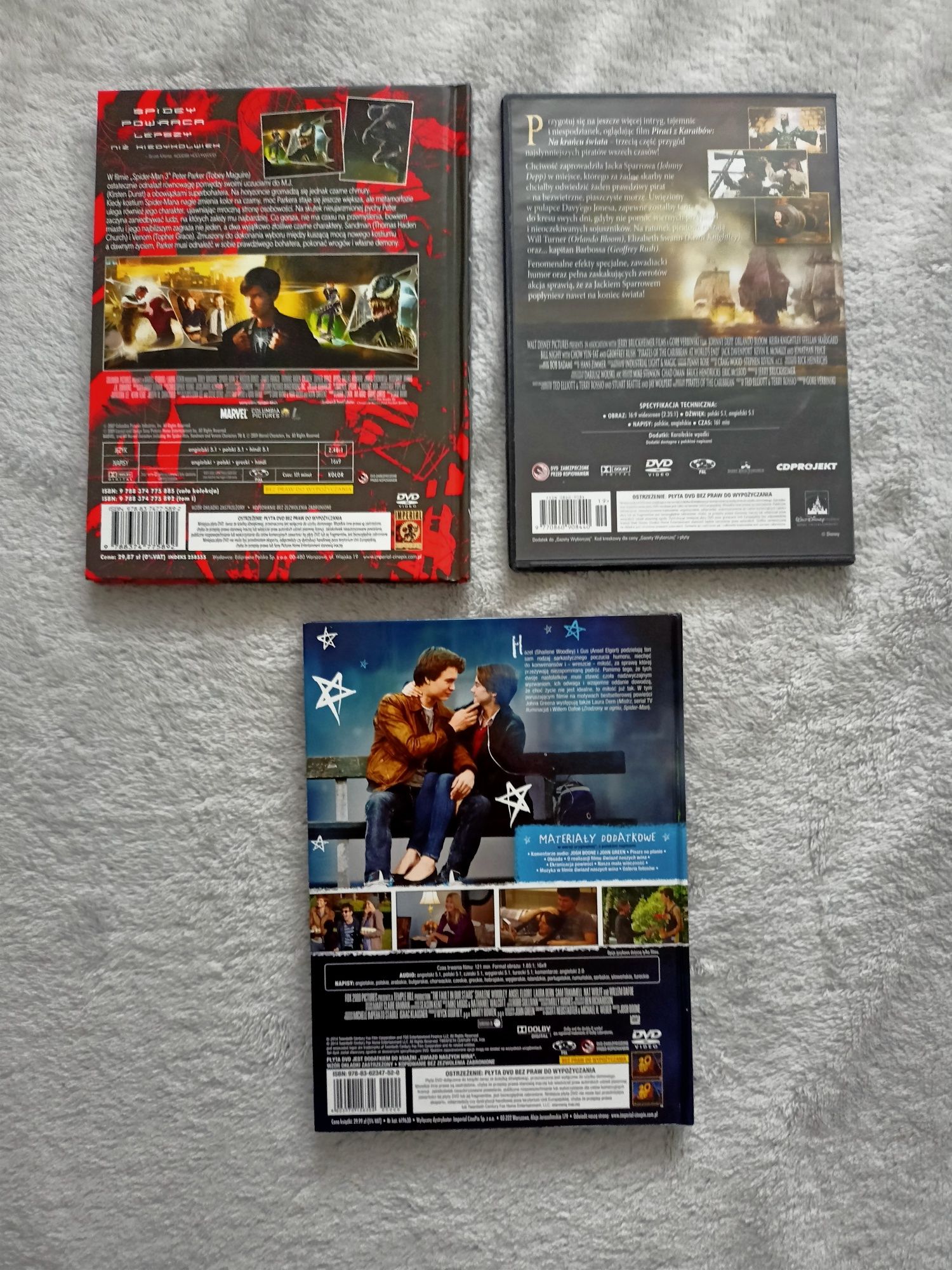 Filmy na płytach DVD