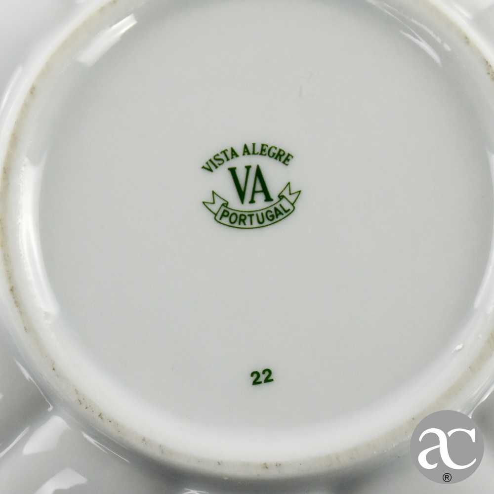 Taça / Covilhete de bordo recortado Vista Alegre, decoração Magnólia