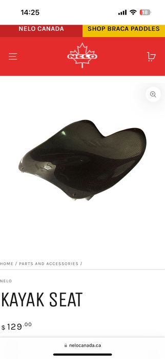 Сляйд для спортивной байдарки Nelo