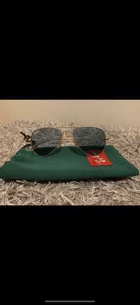 Óculos Rayban novos originais dourados