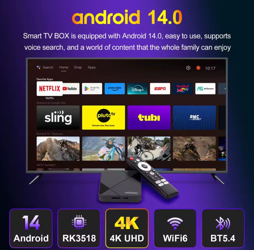 Android tv box novas