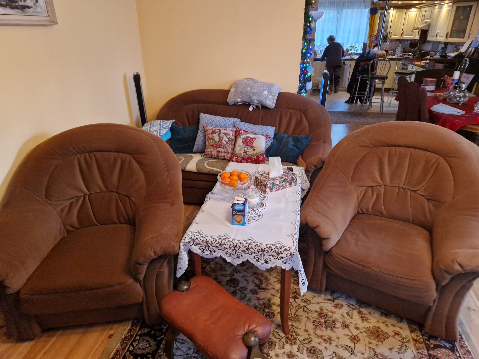 Komplet mebli kanapa i 2 fotele