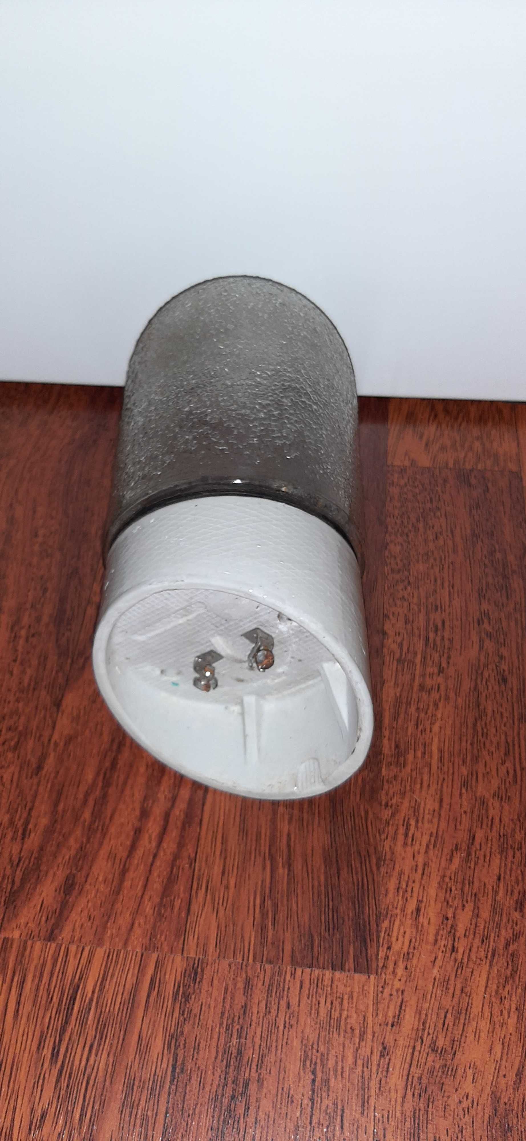 Lampa kinkiet PRL lampa garażowa piwniczna lampa ceramiczna