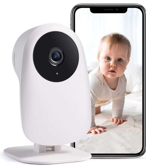 Nowa Baby kamera niania elektronicza z dźwiękiem, 1080P