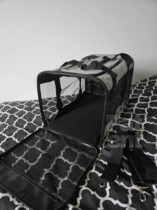 Transporter torba transportowa dla psa kota królika świnki szary