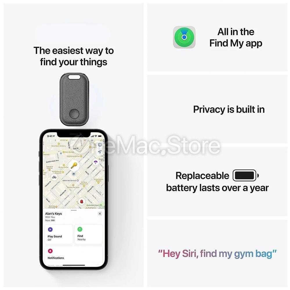 MFI AirTag для Apple Iphone/Ipad | Apple Find My (локатор)