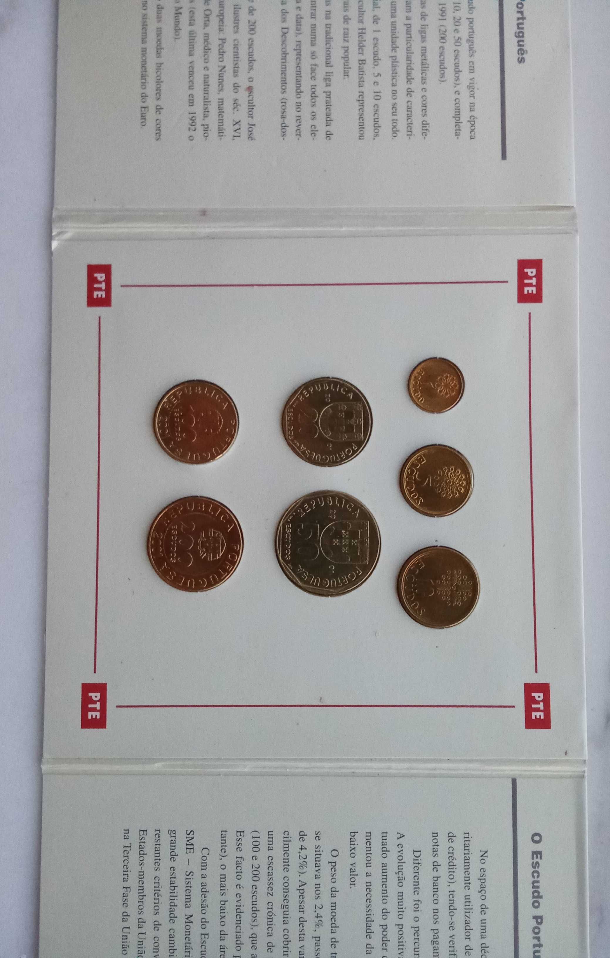 Últimas moedas correntes pré-euro