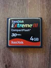 KARTA CF 4GB SANDISK Extreme III Compact Flash