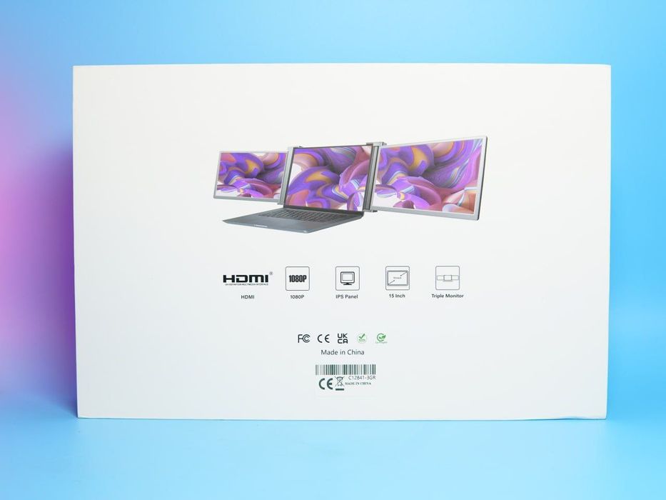 Монитор 15,6-дюймовый FHD тройной портативный монитор для ноутбуков эк