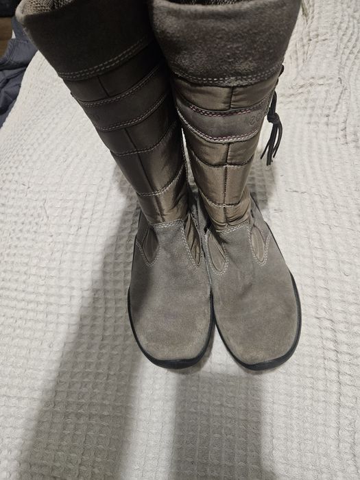 Piękne buty kozaki geox 34 gotatex ocieplane skóra