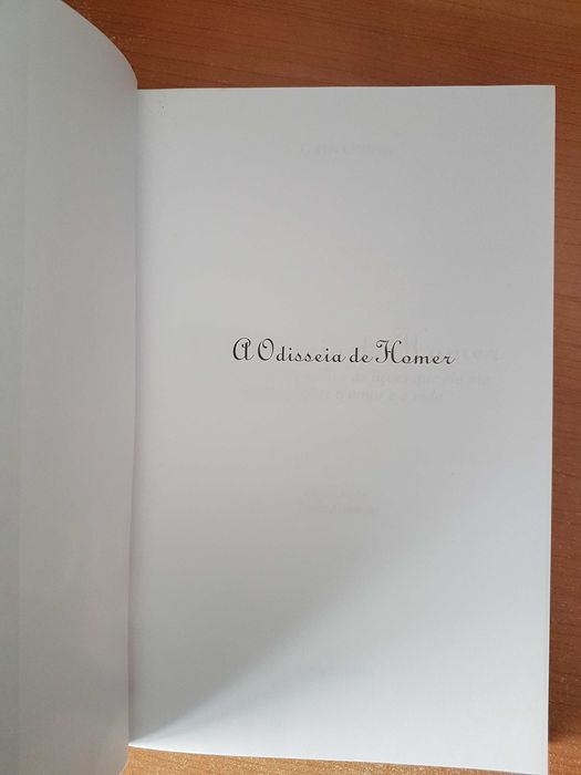 Livro A Odisseia de Homer