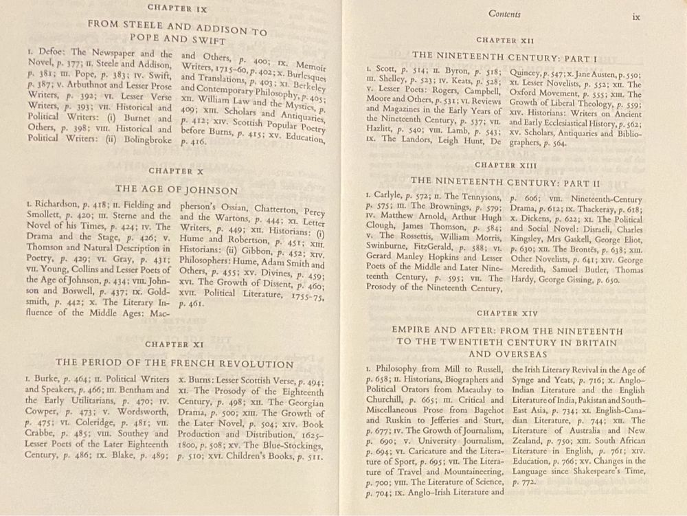 The Concise Cambridge History of English Literature by George Sampson